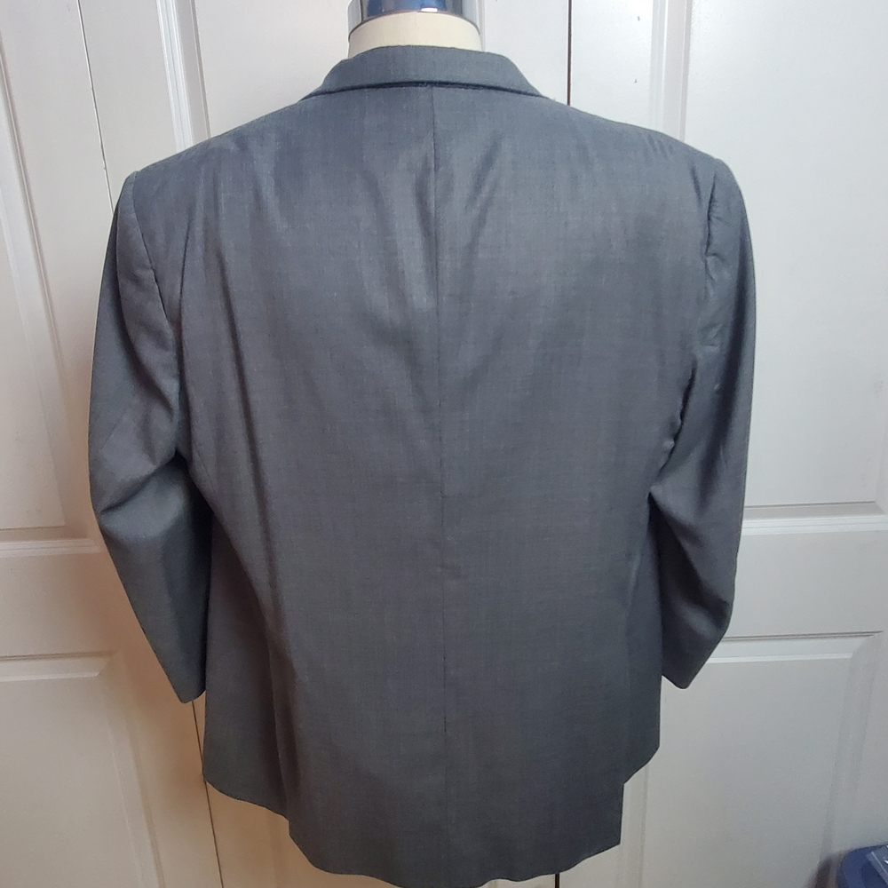 Brooks Brothers 1818 Saxxon Mens Size 48R Blazer Madison Fit Gray - Luxury - $$$ - Picture 2 of 6